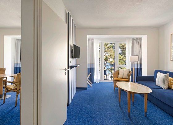IFA Rügen Hotel & Ferienpark - Ferienwohnungen - Wohnbeispiel 2-Raum Appartement Balkon (Zimmercodierung OB1)