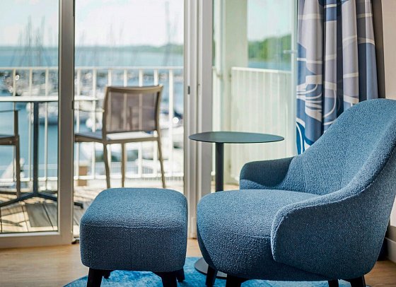 Hotel MAREBALTIC - Wohnbeispiel Doppelzimmer Meerblick (Zimmercodierungen DSM, DMM & DC2)