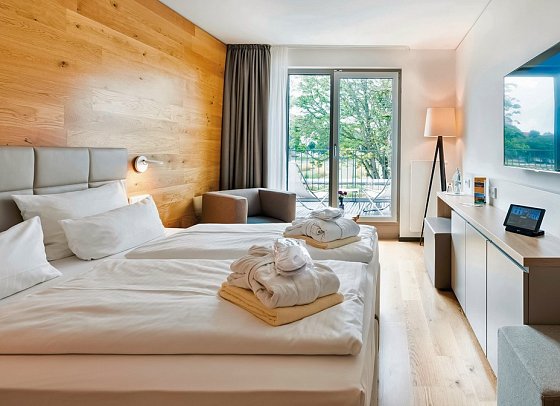 WONNEMAR Resort-Hotel Wismar - Wohnbeispiel Doppelzimmer Standard mit Balkon (Zimmercodierung DG2)