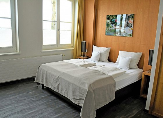 Hafenresidenz Stralsund - Wohnbeispiel Doppelzimmer Altstadtblick (Zimmercodierung DB1)