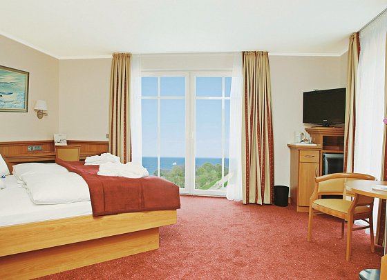 Kur- und Wellness Hotel Mönchgut - Wohnbeispiel Doppelzimmer Meerseite (Zimmercodierung DBC)