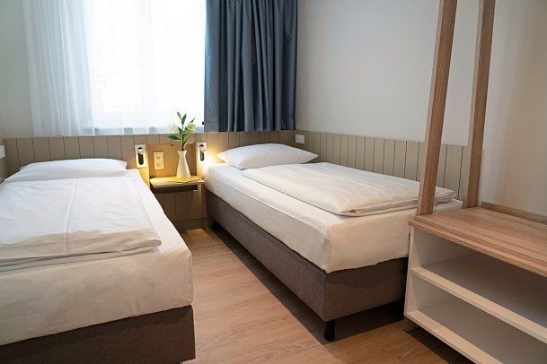 BEECH Resort Boltenhagen - Wohnbeispiel Appartement 2 Schlafzimmer Typ 2 ca. 57 qm (Zimmercodierungen OB1 & AB9)