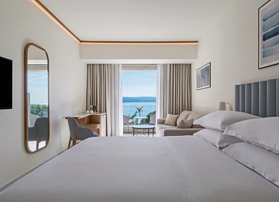 Bluesun Hotel Soline - Wohnbeispiel Doppelzimmer Premium Meerblick (Zimmercodierung DMM)