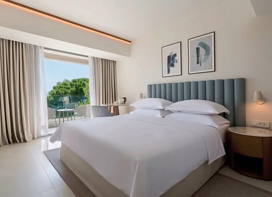 Bluesun Hotel Soline - Wohnbeispiel Doppelzimmer Meerseite (Zimmercodierungen DBC, DC3 & EBC)