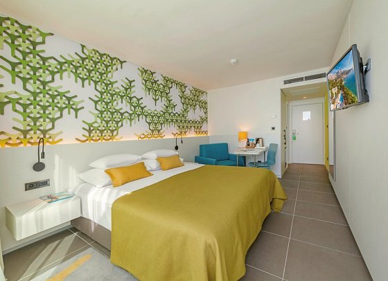 Bluesun Hotel Berulia - Wohnbeispiel Doppelzimmer Nebengebäude (Zimmercodierungen DBV, DC4 & EBV)