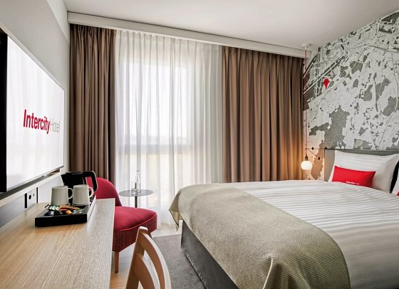 IntercityHotel Heidelberg - Wohnbeispiel Doppelzimmer (Zimmercodierungen DB1 & DC1)
