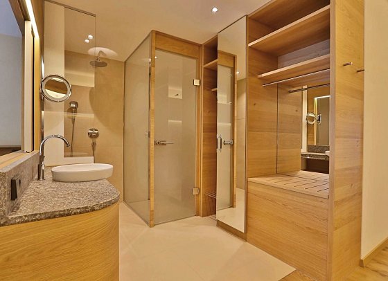 Mawell Resort - Beispiel Bad Doppelzimmer Hohenlohe (Zimmercodierung DB1)