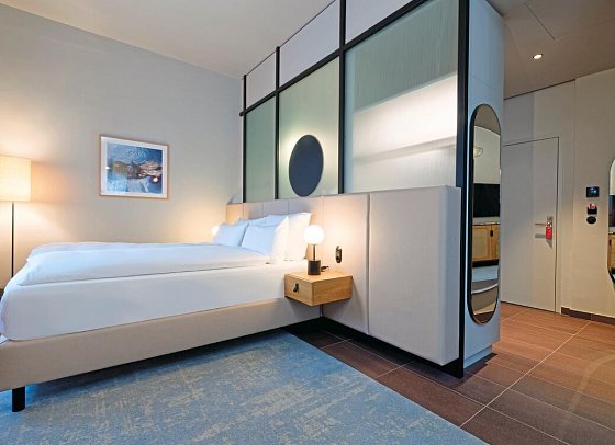 Urban Nature Bad Gastein – Badeschloss - Wohnbeispiel Juniorsuite (Zimmercodierung JB1)