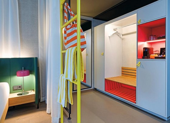 Urban Nature Bad Gastein – Badeschloss - Wohnbeispiel Doppelzimmer Komfort (Zimmercodierung DF1)