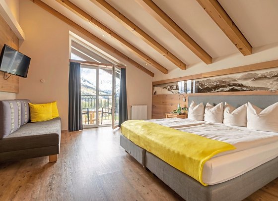MY ALPENWELT Resort - Wohnbeispiel Doppelzimmer Superior Bergblick (Zimmercodierung DSB)
