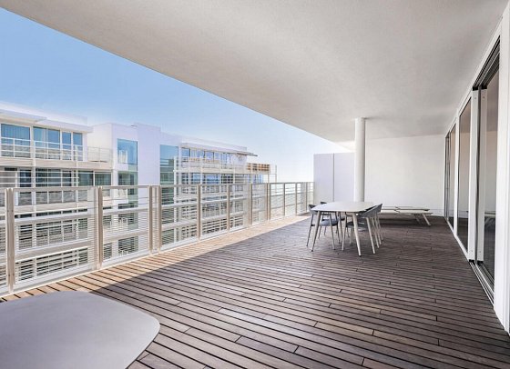 Falkensteiner Hotel & Spa Jesolo - Beispiel Terrasse (Zimmercodierung WB1)
