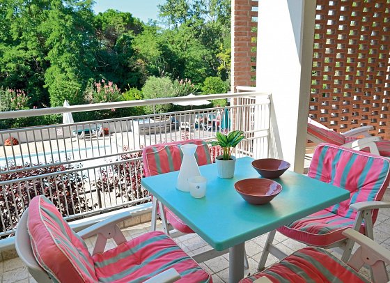 Residenza Le Acacie - Beispiel Balkon (Zimmercodierung AB1)