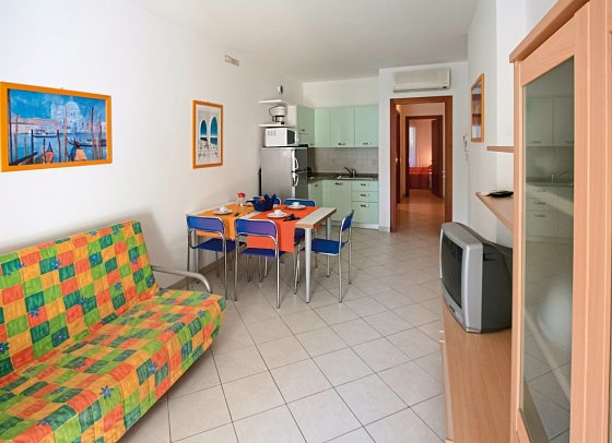 Residenza Le Acacie - Wohnbeispiel Appartement (Zimmercodierung AB1)