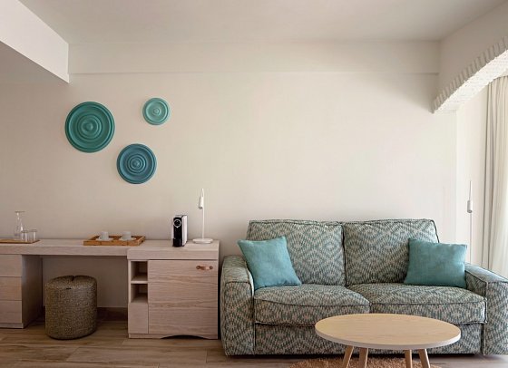 Iberostar Waves Royal Andalus - Wohnbeispiel Suite seitl. Meerblick (Zimmercodierungen WB1 & W2M)