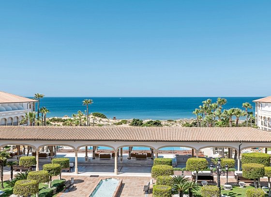 Iberostar Selection Andalucía Playa - Blickbeispiel Juniorsuite Meerblick (Zimmercodierungen J1M & J2M)