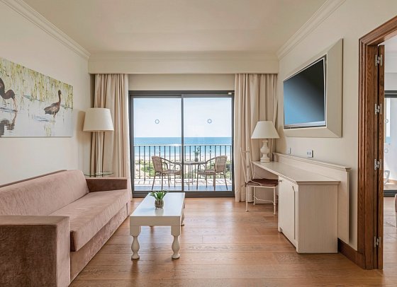 Iberostar Selection Andalucía Playa - Wohnbeispiel Suite Meerblick Beachfront (Zimmercodierungen W1M & W2M)