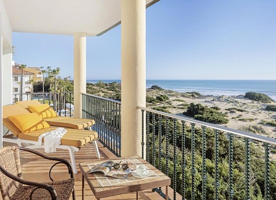 Iberostar Selection Andalucía Playa - Blickbeispiel Suite Meerblick Beachfront (Zimmercodierungen W1M & W2M)