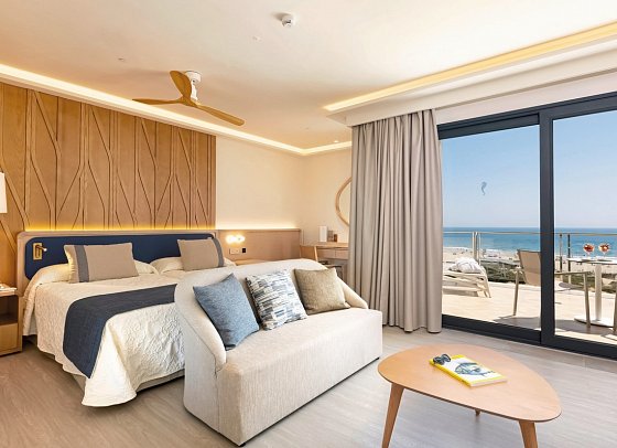 Hipotels Barrosa Palace - Wohnbeispiel Juniorsuite Meerblick Typ Serenity (Zimmercodierung JBM)