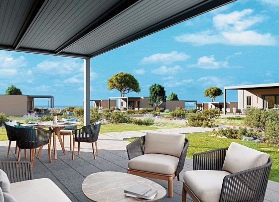 Aminess Style Camping Avalona Glamping Villas & Holiday Homes - Wohnbeispiel Premium Holiday Home (Zimmercodierungen HB1 & HB2)