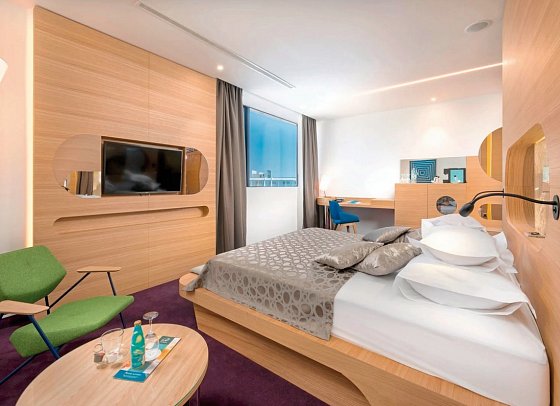 Olympia Sky - Wohnbeispiel Doppelzimmer Standard (Zimmercodierungen DBG & EBG)