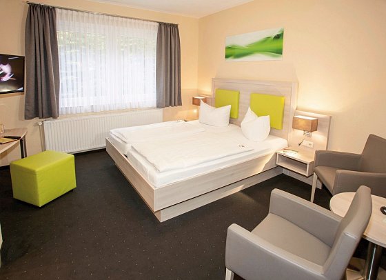 Hotel Im Tannengrund - Wohnbeispiel Doppelzimmer Komfort (Zimmercodierung DF1)