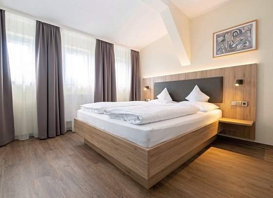 Hotel Niedersächsischer Hof - Wohnbeispiel Doppelzimmer zur Alleinnutzung Komfort (Zimmercodierung DF1)