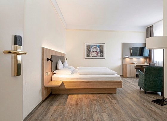 Hotel Niedersächsischer Hof - Wohnbeispiel Doppelzimmer Premium (Zimmercodierung DB1)