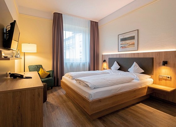 Hotel Niedersächsischer Hof - Wohnbeispiel Doppelzimmer zur Alleinnutzung Komfort (Zimmercodierung DF1)