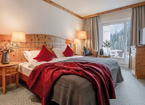 Arosa Alpine Club - Wohnbeispiel Doppelzimmer Deluxe (Zimmercodierung DD1)