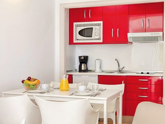 H10 Suites Lanzarote Gardens - Wohnbeispiel Bungalow (Küche) (Zimmercodierung BBG)