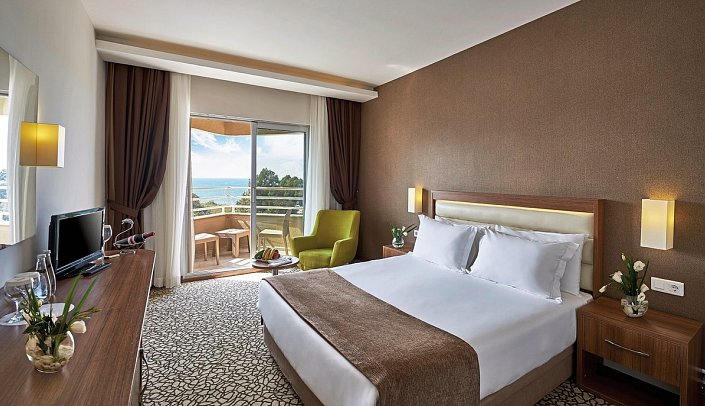 Richmond Ephesus Resort - Wohnbeispiel Doppelzimmer Meerblick (Zimmercodierung DBM)