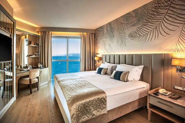 Charisma Deluxe Hotel - Wohnbeispiel Doppelzimmer Economy Meerblick (Zimmercodierungen DEM & DC1)