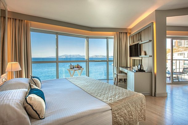 Charisma Deluxe Hotel - Wohnbeispiel Doppelzimmer Superior Meerblick (Zimmercodierungen DSM & DCM)