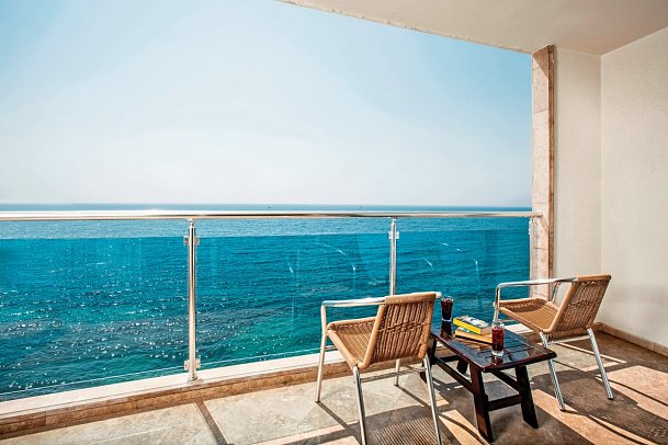 Charisma Deluxe Hotel - Beispiel Balkon Doppelzimmer Superior Meerblick (Zimmercodierungen DSM & DCM)