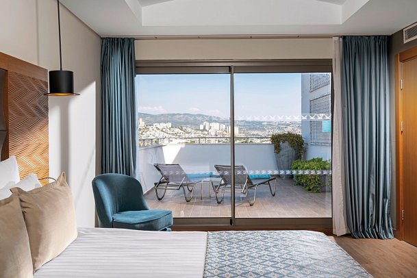 Liberty Kusadasi - Wohnbeispiel Corner Suite seitlicher Meerblick (Zimmercodierung WB1)