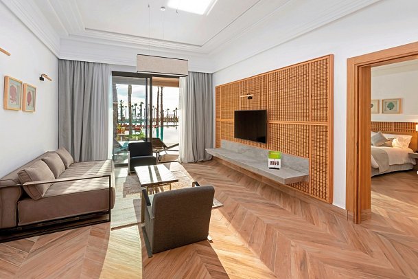 RIU Palace Tikida Taghazout - Wohnbeispiel Juniorsuite Swim Up Adults only (Zimmercodierung J1Q)