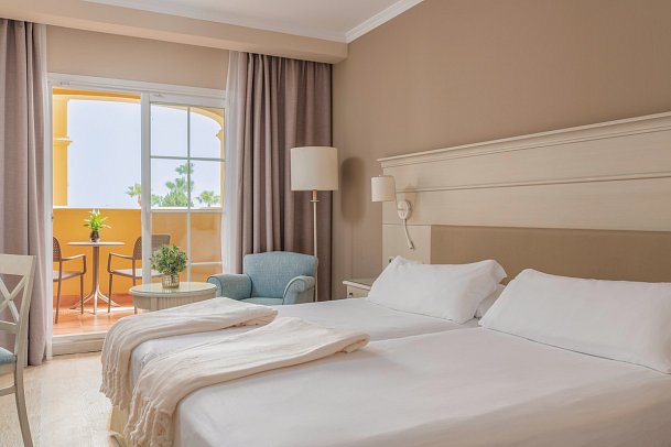 Iberostar Waves Málaga Playa - Wohnbeispiel Doppelzimmer (Zimmercodierungen DB1, DB2, D1G, D2G, D1N & D2N)