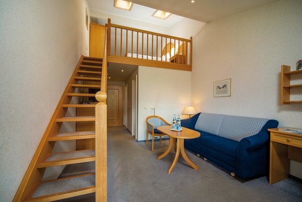 Bellevue - Wohnbeispiel Familienzimmer Maisonette (Zimmercodierung MB1)