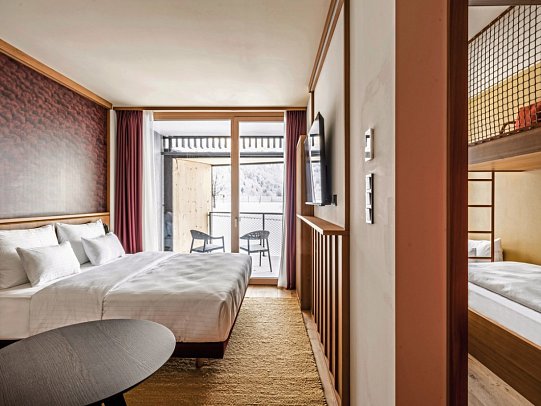 Falkensteiner Hotel Montafon - Wohnbeispiel Doppelzimmer Deluxe (Zimmercodierung DD1)
