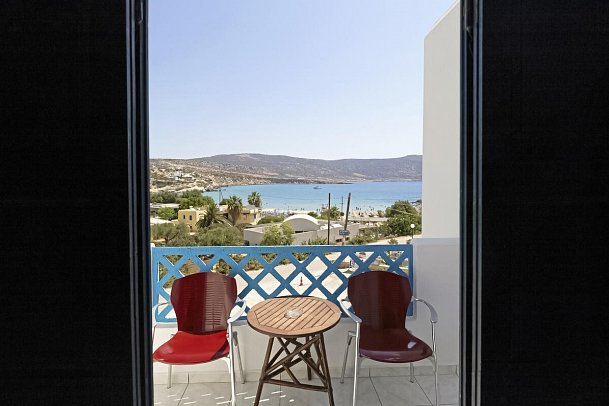 Votsalakia Beach - Wohnbeispiel Doppelzimmer seitl. Meerblick (Zimmercodierung DBN)