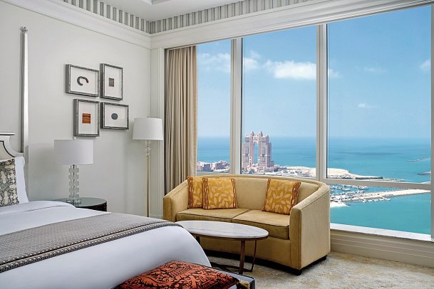 The St. Regis Abu Dhabi - Wohnbeispiel Superior Room Sea View (Zimmercodierung DSM)