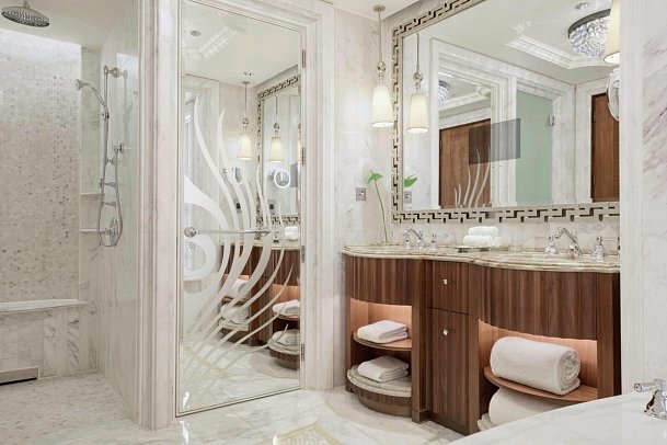 The St. Regis Abu Dhabi - Beispiel Bad (Zimmercodierungen DSM & USN)