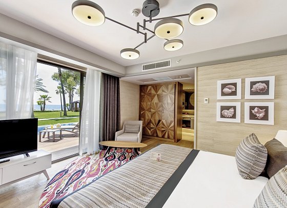 Acanthus & Cennet Barut Collection - Wohnbeispiel Doppelzimmer Swim-Up (Zimmercodierungen DBQ & DCQ)