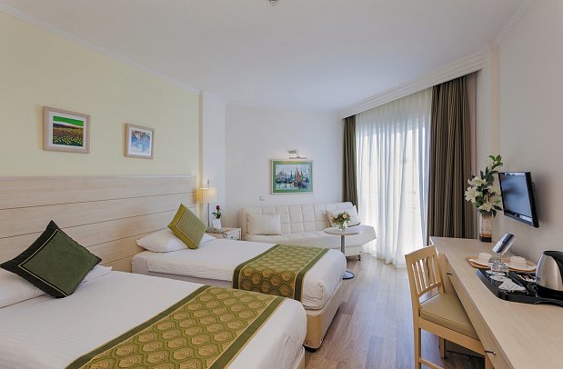 Febeach Hotel - Wohnbeispiel Doppelzimmer (Zimmercodierungen DB1, DB2, DC1, DC2 & DEL)