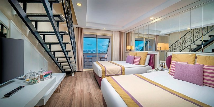 Delphin Diva Premiere - Wohnbeispiel Maisonette (Zimmercodierung MBN)