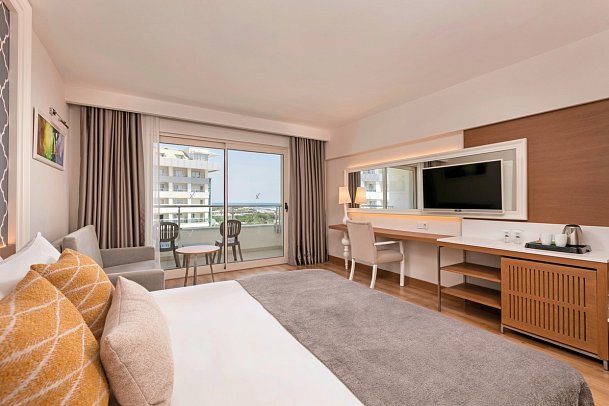 Sherwood Exclusive Lara - Wohnbsp. Doppelzimmer Deluxe seitl. Meerblick (Zimmercodierungen DDN & DCN)