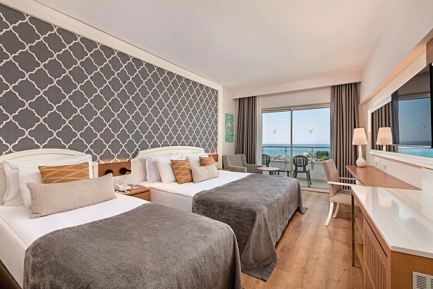 Sherwood Exclusive Lara - Wohnbsp. Doppelzimmer Deluxe Meerblick (Zimmercodierungen DDM & DCM)
