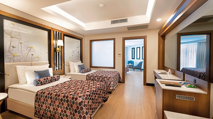 Adalya Elite Lara - Wohnbeispiel Doppelzimmer Meerblick (Zimmercodierungen DBM & DCM)