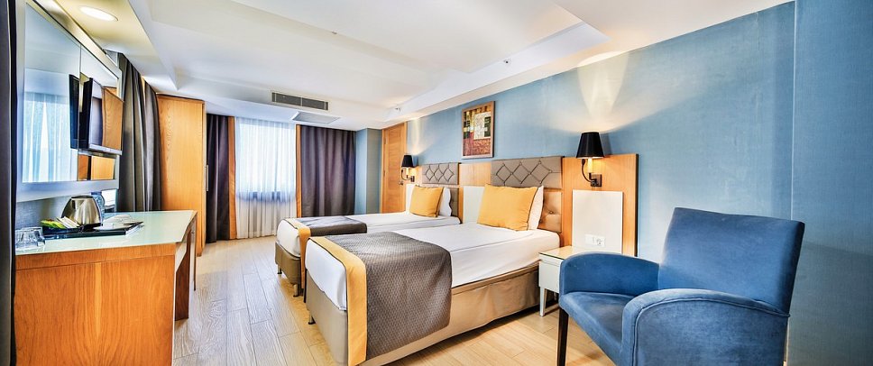 Saturn Palace - Wohnbeispiel Familienunterbringung (Zimmercodierung FB1)