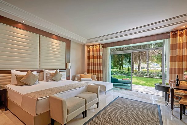 Calista Luxury Resort - Wonbeispiel Doppelzimmer Gartenblick